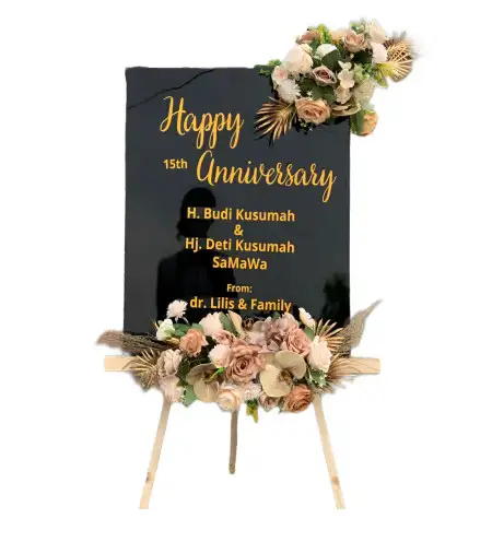 Papan Bunga Akrilik Beber